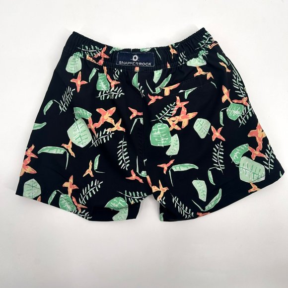 Snapper Rock Boys Size 3 Rainforest Print Swim Trunks - Picture 3 of 7